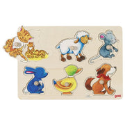 Goki - Achtergrondpuzzel moeder en baby