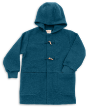 Engel Natur - Wol Kinder Mantel - Pacifisch Blauw Mélange