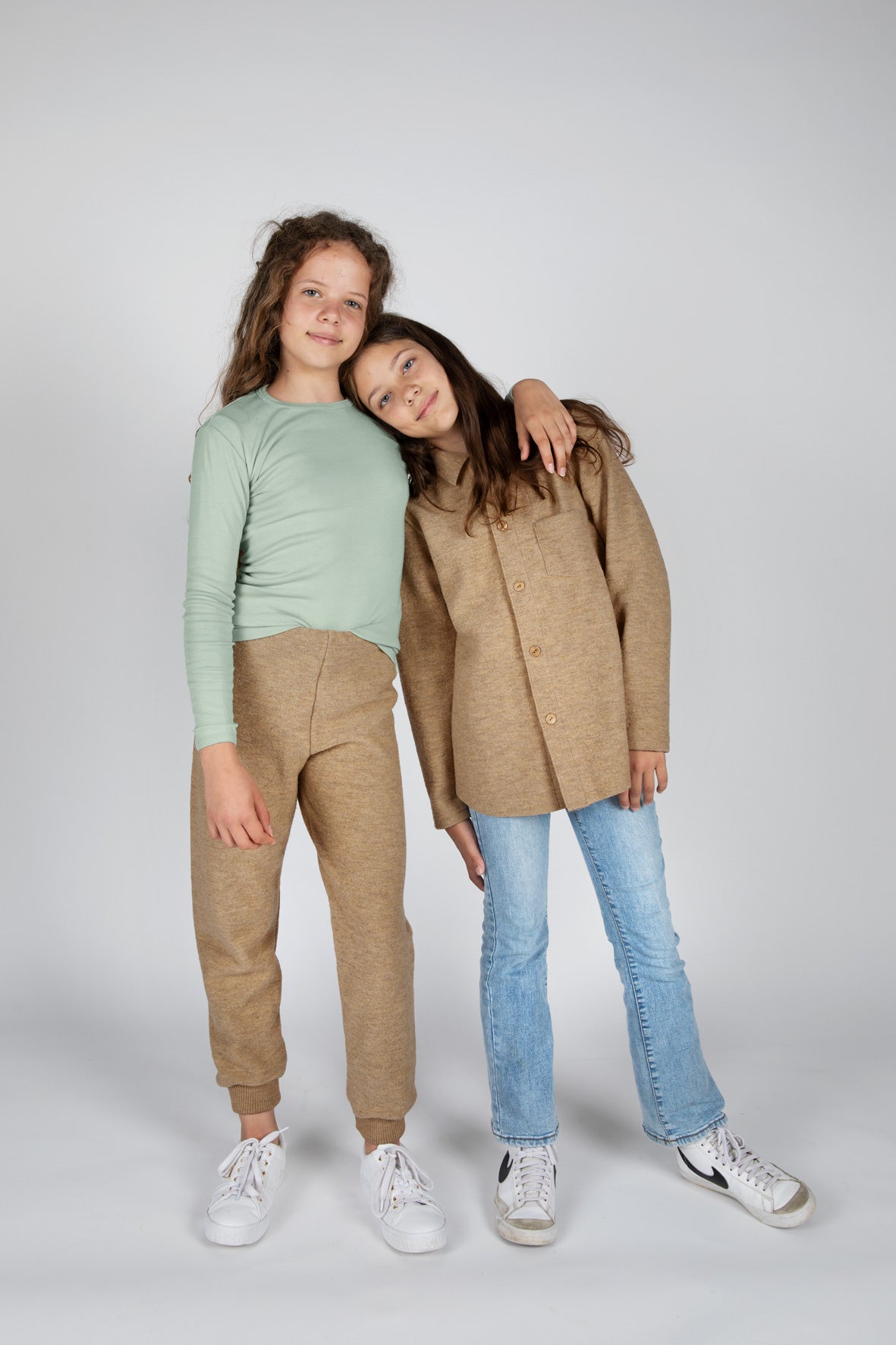 Engel Natur - Wol Kinder Broek - Amandel Mélange