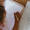 Kidywolf - Kidydraw-pro PINK lichtgevende tekentablet + 4 stiften