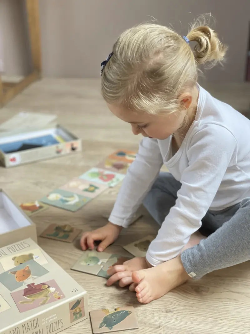 Egmont Toys - Mix & match dierenpuzzel (10 stukjes)