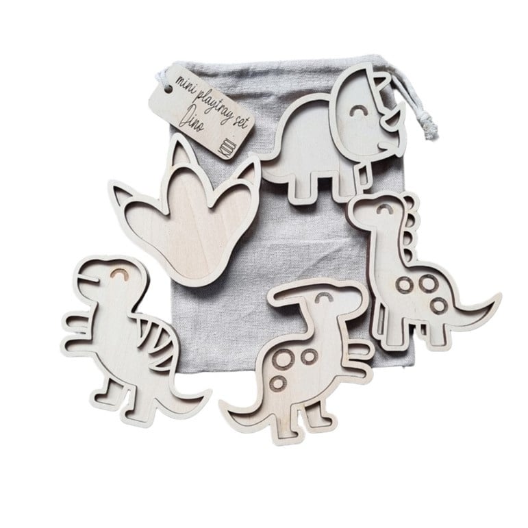 Kiddi - Mini vulvormen set Dino