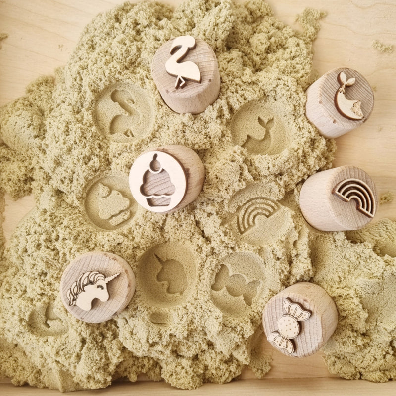Kiddi - Houten stempelset Sweet – 6 stempels