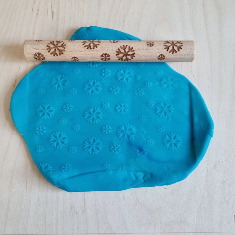 Kiddi - Houten roller Sneeuwvlok