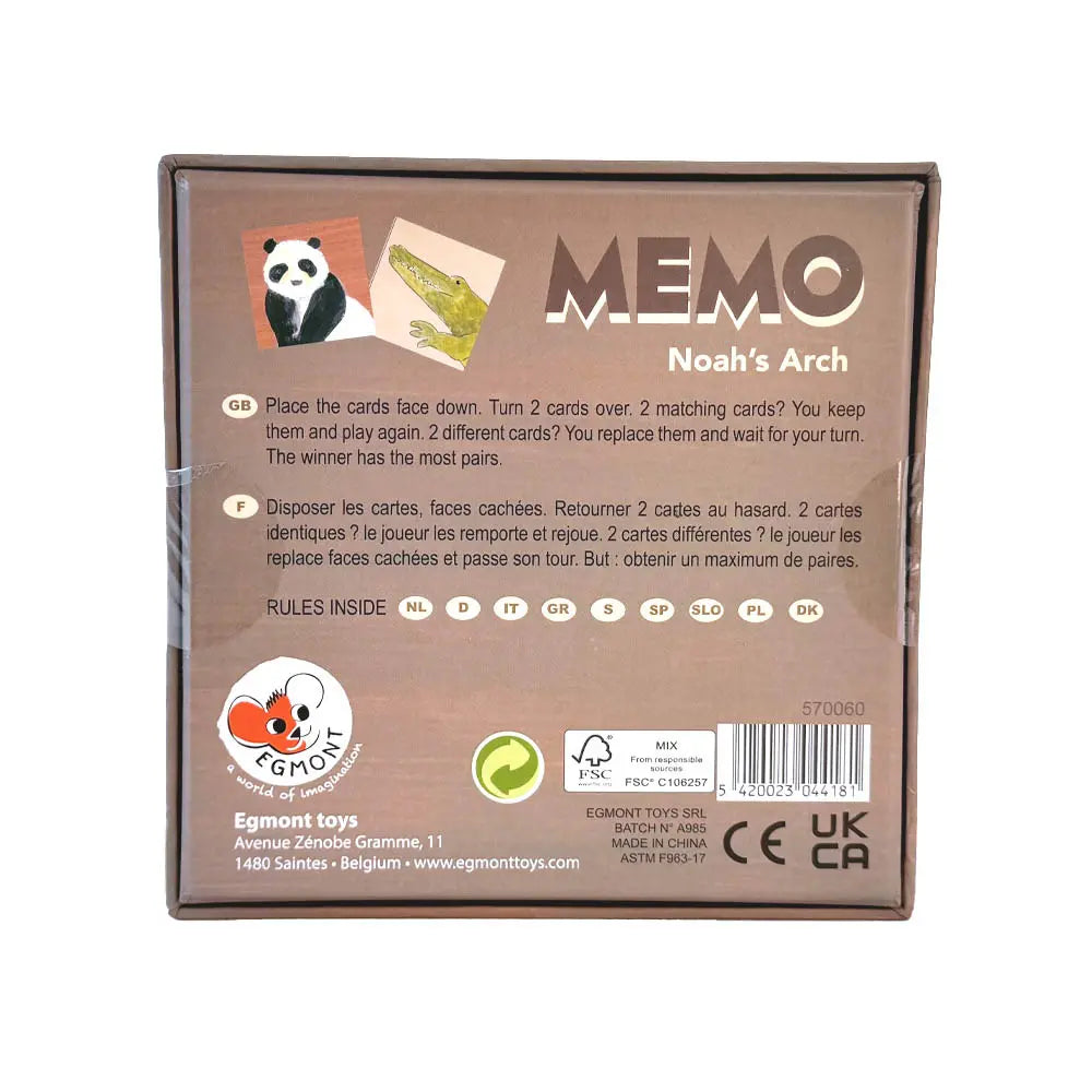Egmont Toys - Memoryspel ark van Noach
