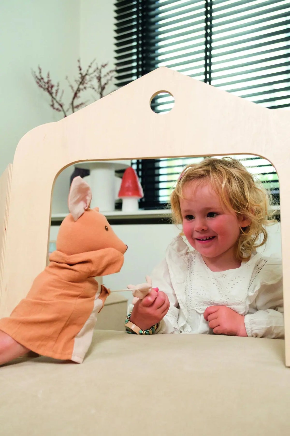 Egmont Toys - Handpop kangoeroe met jong
