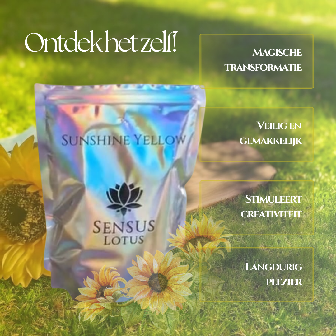 Sensus Lotus - Magisch Badpoeder Sunshine Yellow