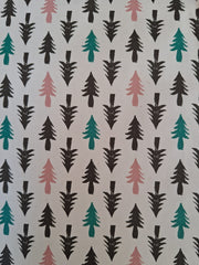 Cadeauzakjes klein - 200 papieren zakjes - 19 x 12,5 cm - Kerstbomen in 3 kleuren