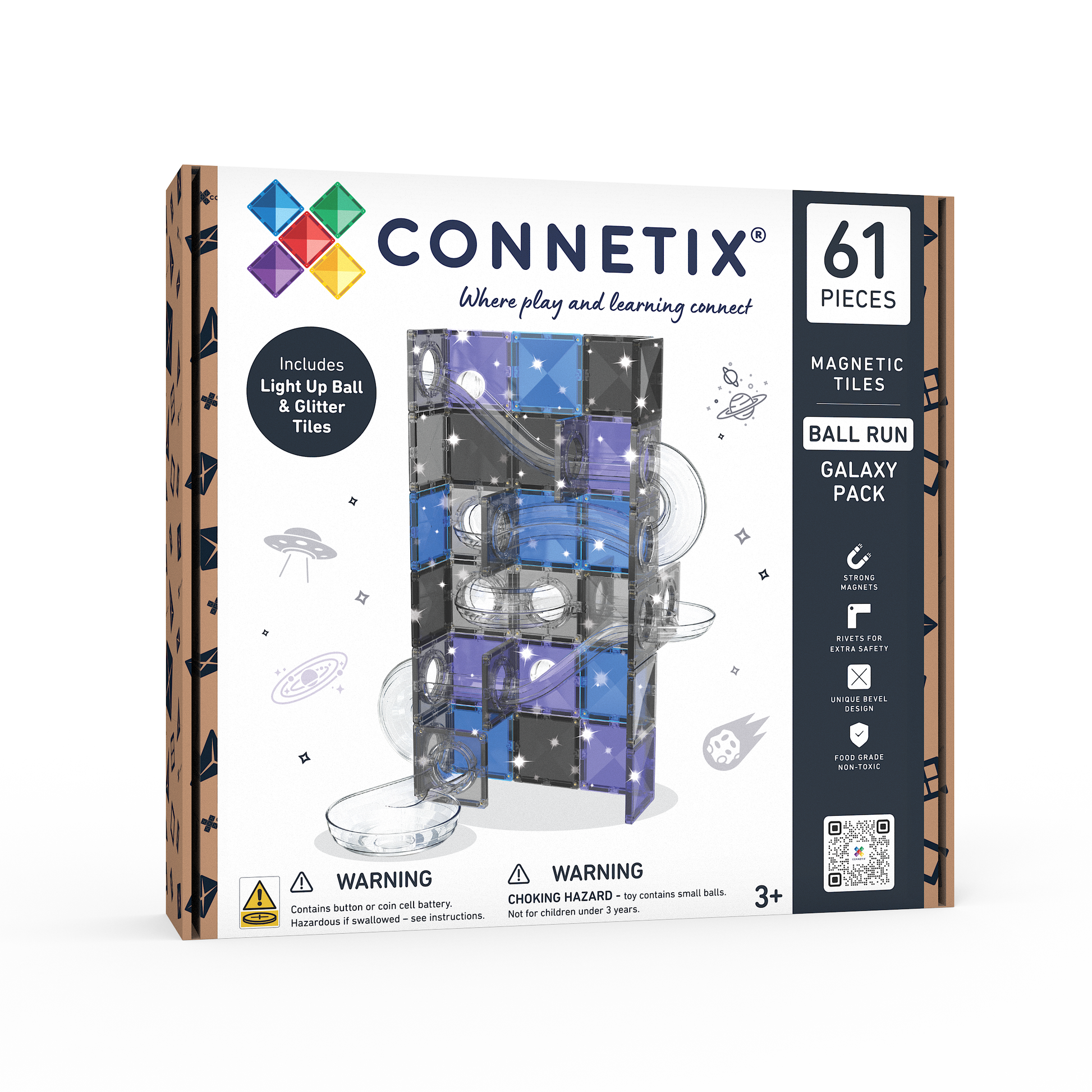 CONNETIX - Knikkerbaan Galaxy set 61 stuks