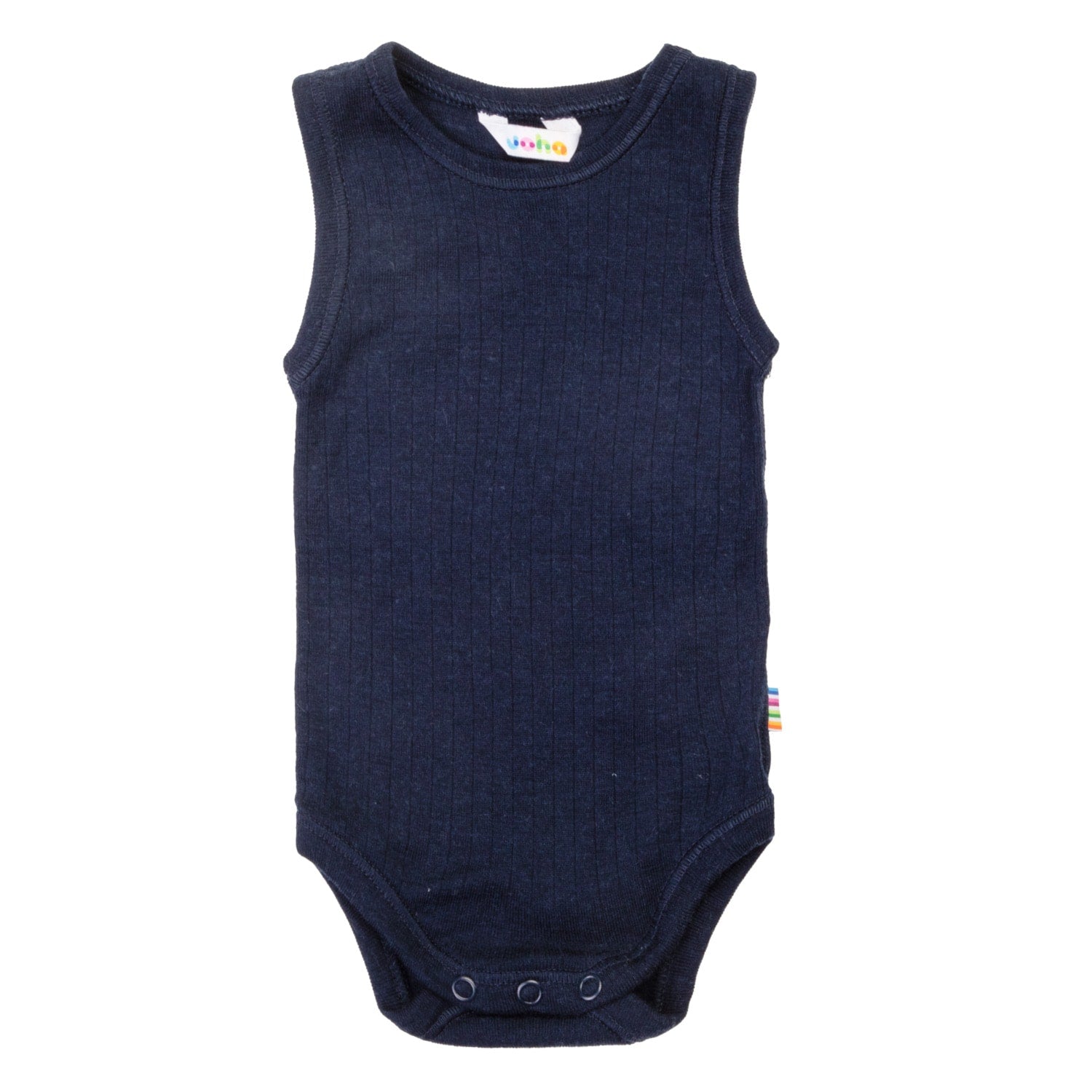 Joha - Wol Romper zonder Mouwen - Marineblauw