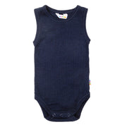 Joha - Wol Romper zonder Mouwen - Marineblauw