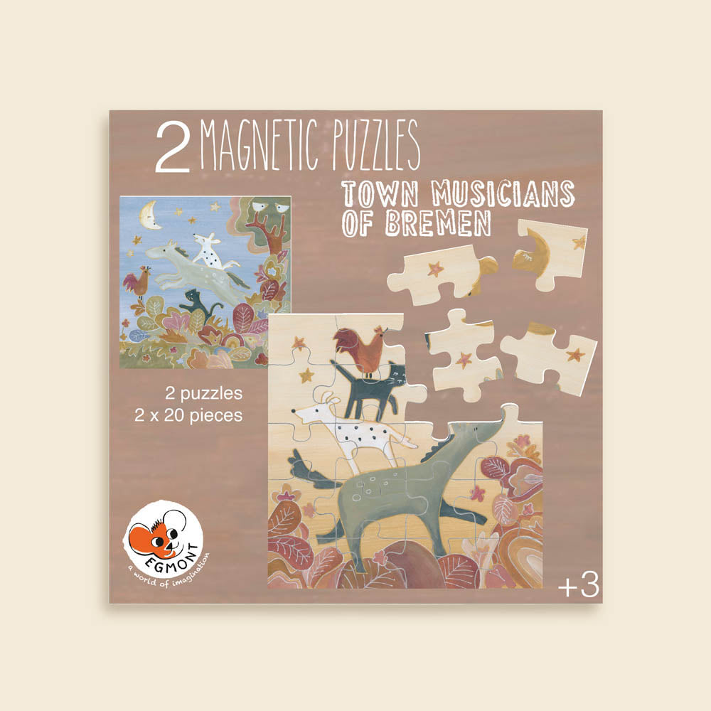 Egmont Toys - Magneetpuzzel Bremer Stadsmuzikanten