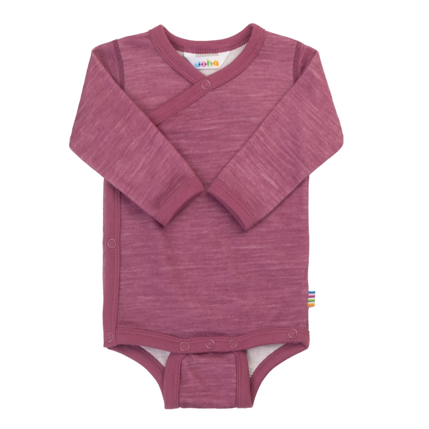 Joha - Wol/Bamboe Wikkelromper - Bordeaux