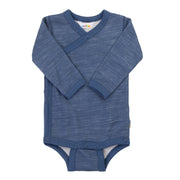 Joha - Wol/Bamboe Wikkelromper - Donkerblauw