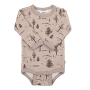 Joha - Wol/Bamboe Romper Lange Mouwen - Beige