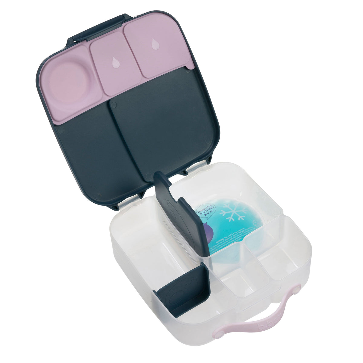 b.box - Lunchbox indigo rose