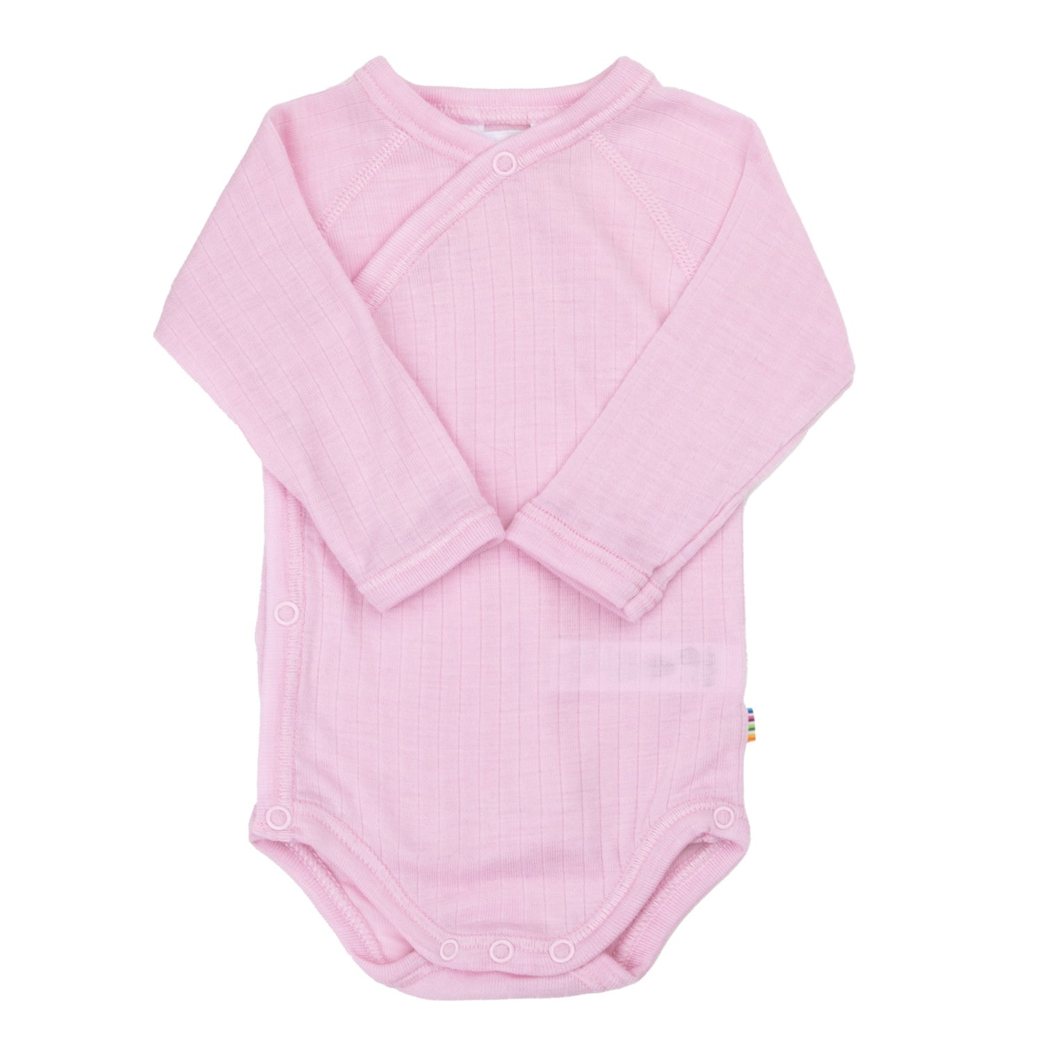 Joha - Wol Wikkel romper - Roze