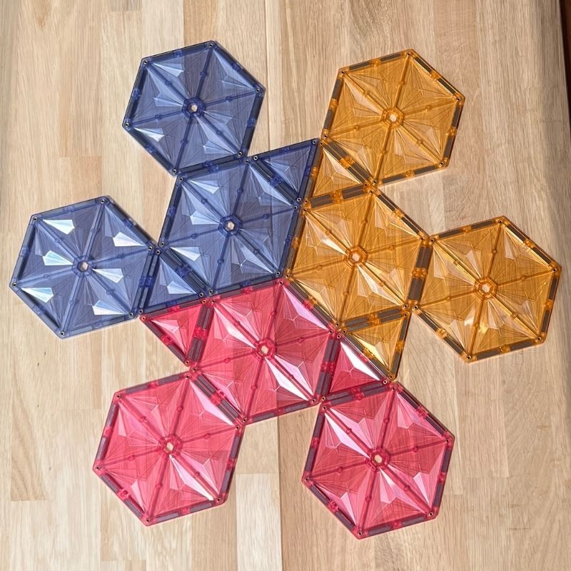 Coblo Hexagon Pastel 6 stuks