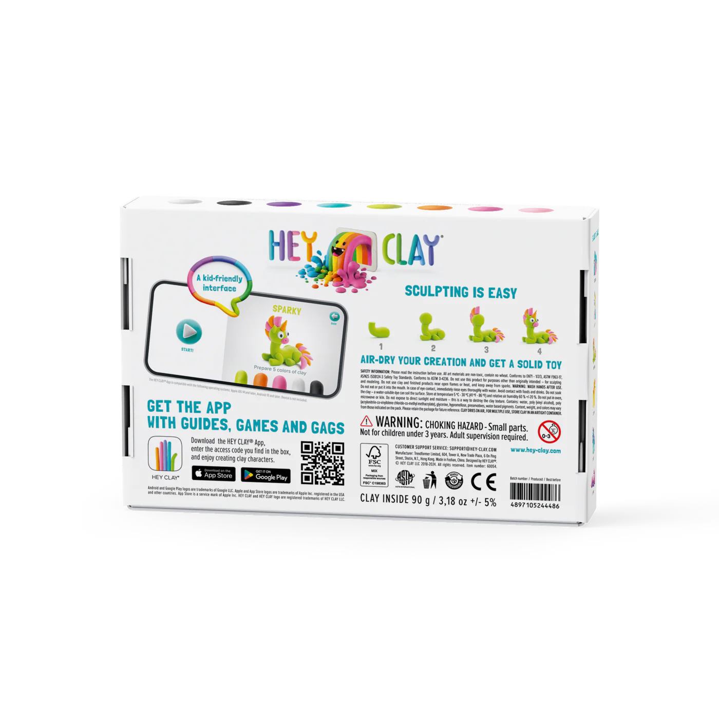 Hey Clay - Unicorns (6 potjes)