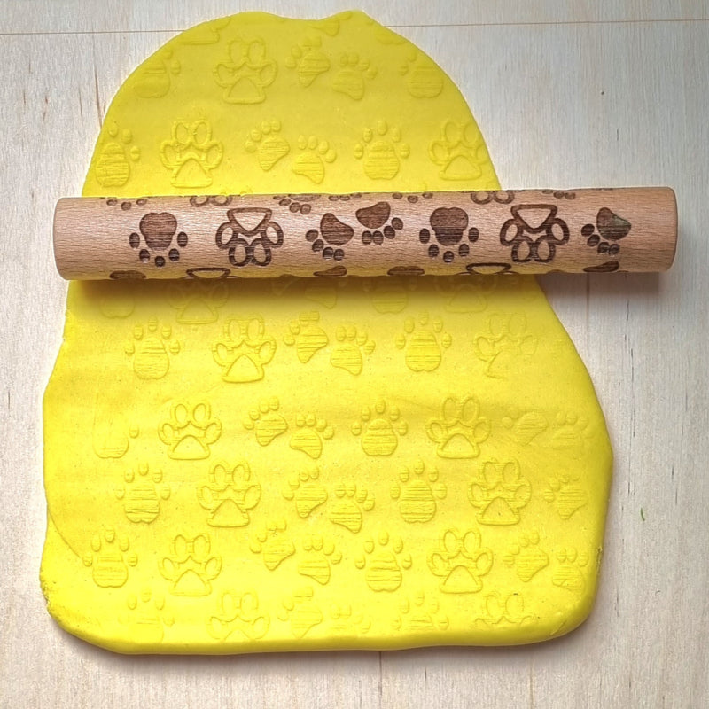 Kiddi - Houten roller Voetprints