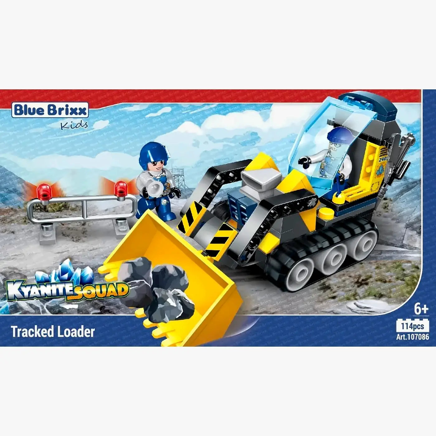 BlueBrixx - Kyanite Squad Steen Bulldozer (114 onderdelen) 6+ jaar