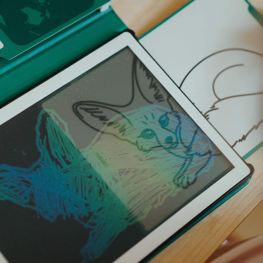 Kidywolf - Kidydraw-mini refill navulling - 60 kaarten animals around the world & oceans and pirates