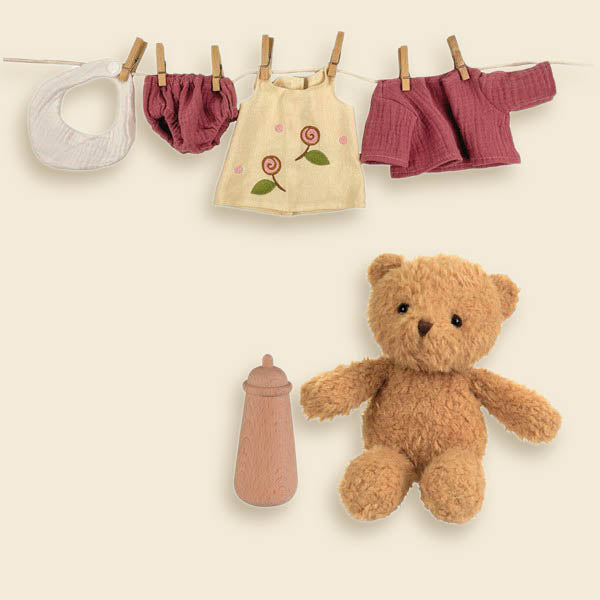 Egmont Toys - Morrissette de beer met kleertjes en koffer