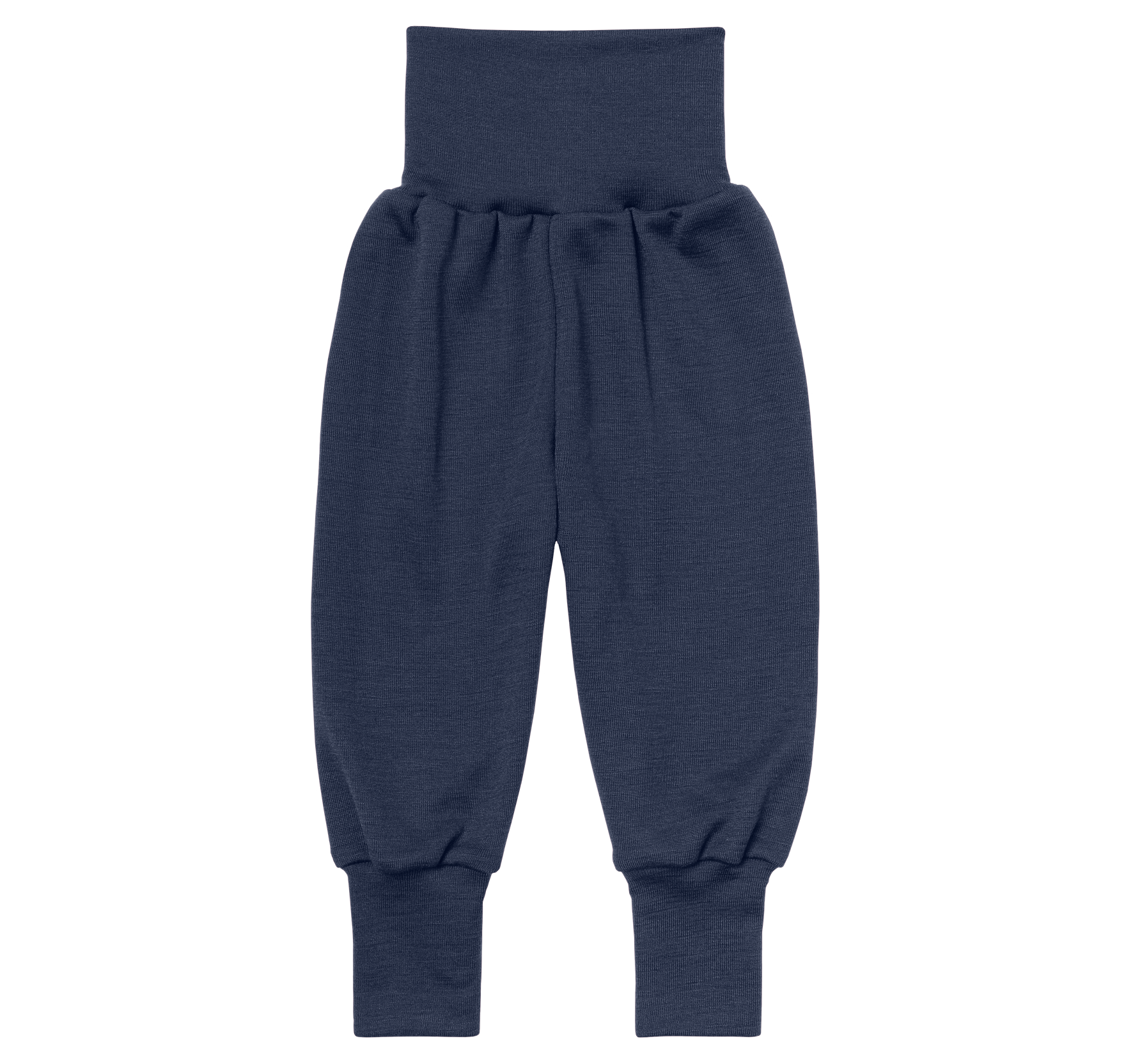 Engel Natur - Wol/Zijde Baby Broekje met Navelbandje - Marine