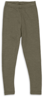 Engel Natur - Wol/Zijde Kinder Legging - Olijf
