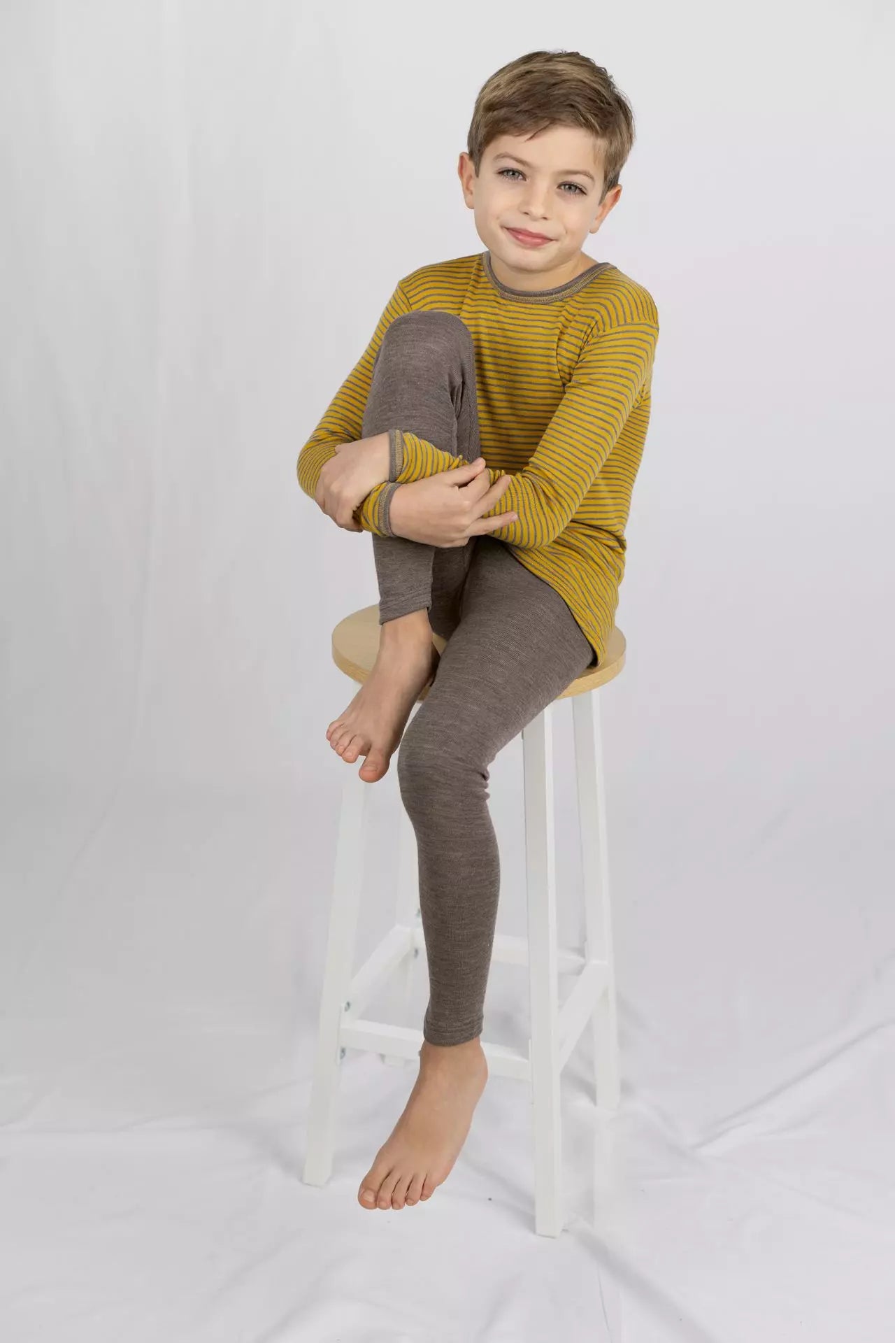 Engel-Natur - wol/zijde legging walnoot (maat 92-176)