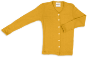Engel Natur - Wol/Zijde Kinder Vestje - Saffraan