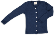 Engel Natur - Wol/Zijde Kinder Vestje - Marine