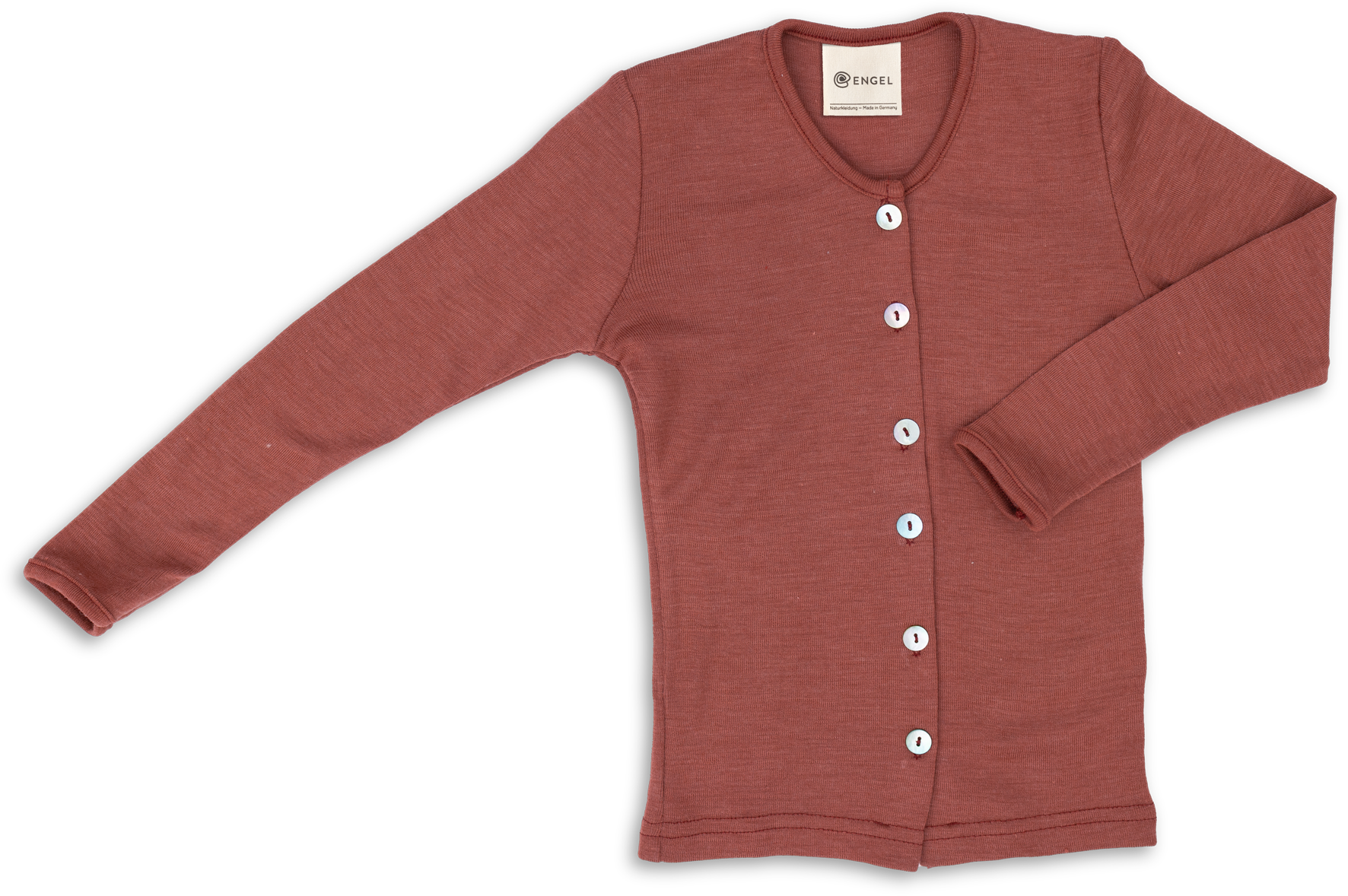 Engel Natur - Wol/Zijde Kinder Vestje - Koper
