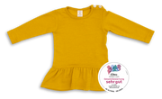 Engel Natur - Wol/Zijde Baby Tunika - Saffraan