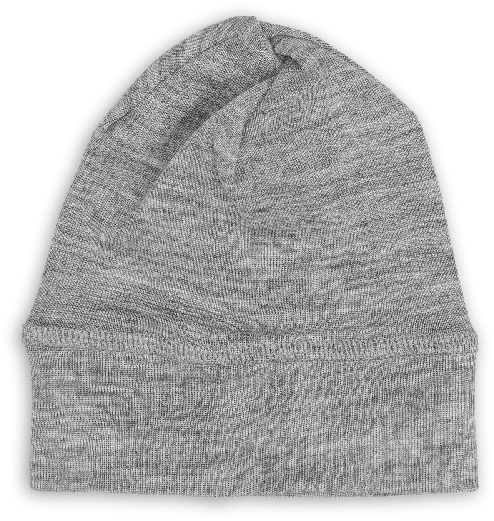 Engel Natur - Beanie van wol-zijde - licht grijs (mt 50-116)