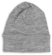 Engel Natur - Beanie van wol-zijde - licht grijs (mt 50-116)