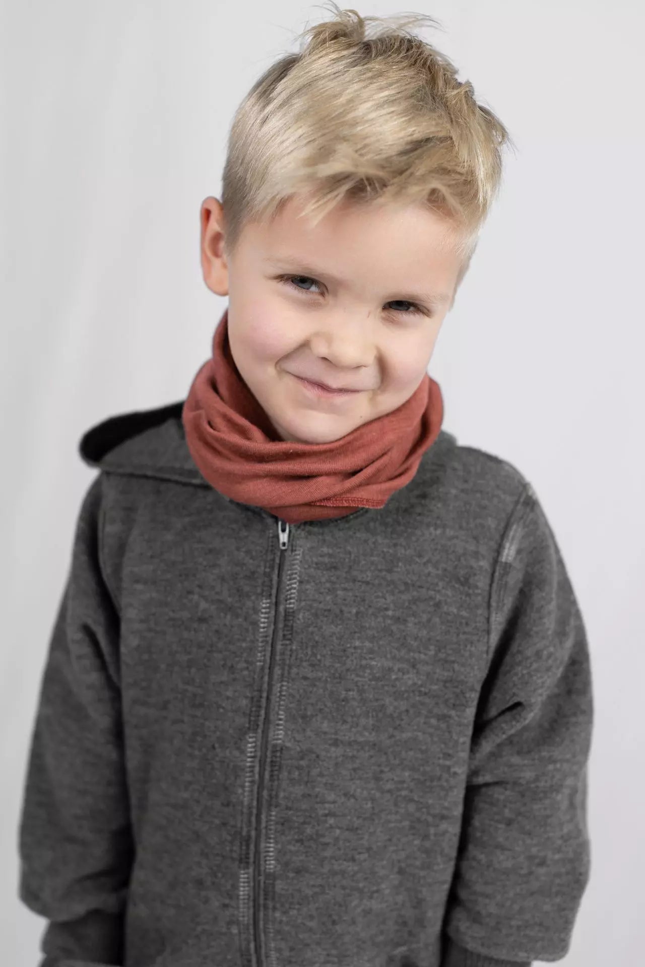 Engel Natur - sjaal van wol/zijde - koper