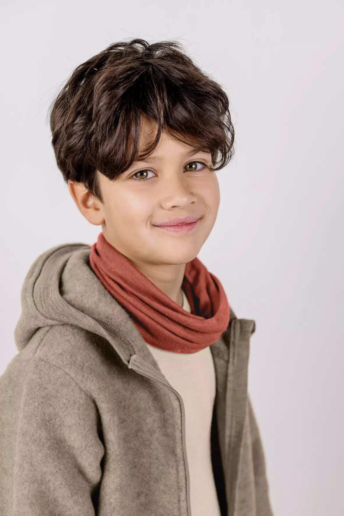 Engel Natur - sjaal van wol/zijde - koper