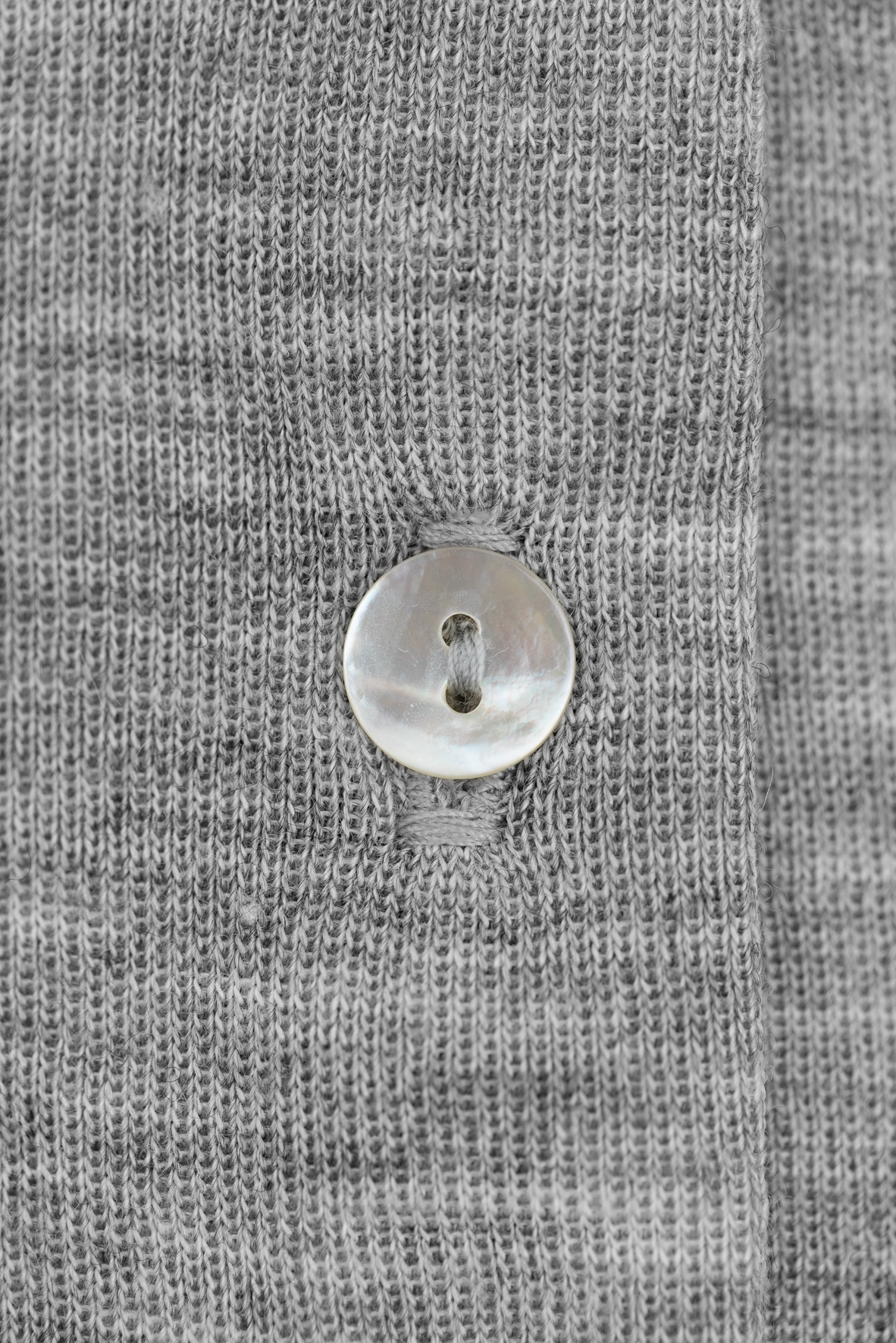 Engel Natur - Wol/Zijde Baby Vestje - Lichtgrijs Mélange