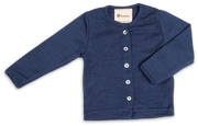 Engel Natur - Wol/Zijde Baby Vestje - Marine