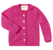 Engel Natur - Wol/Zijde Baby Vestje - Framboos