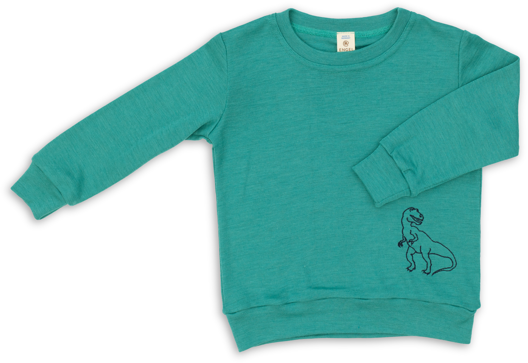 Engel Natur - Wol/Zijde Vrijetijds- en Pyjamashirt - IJsvogelblauw