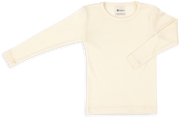 Engel Natur - Wol/Zijde Kinder Shirt Lange Mouw - Naturel