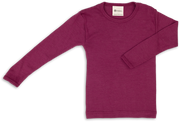 Engel Natur - Wol/Zijde Kinder Shirt Lange Mouw - Orchidee