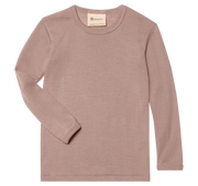 Engel Natur - Wol/Zijde Kinder Shirt Lange Mouw - Oudroze