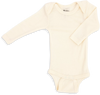 Engel Natur - wol/zijde lange mouw romper - Naturel