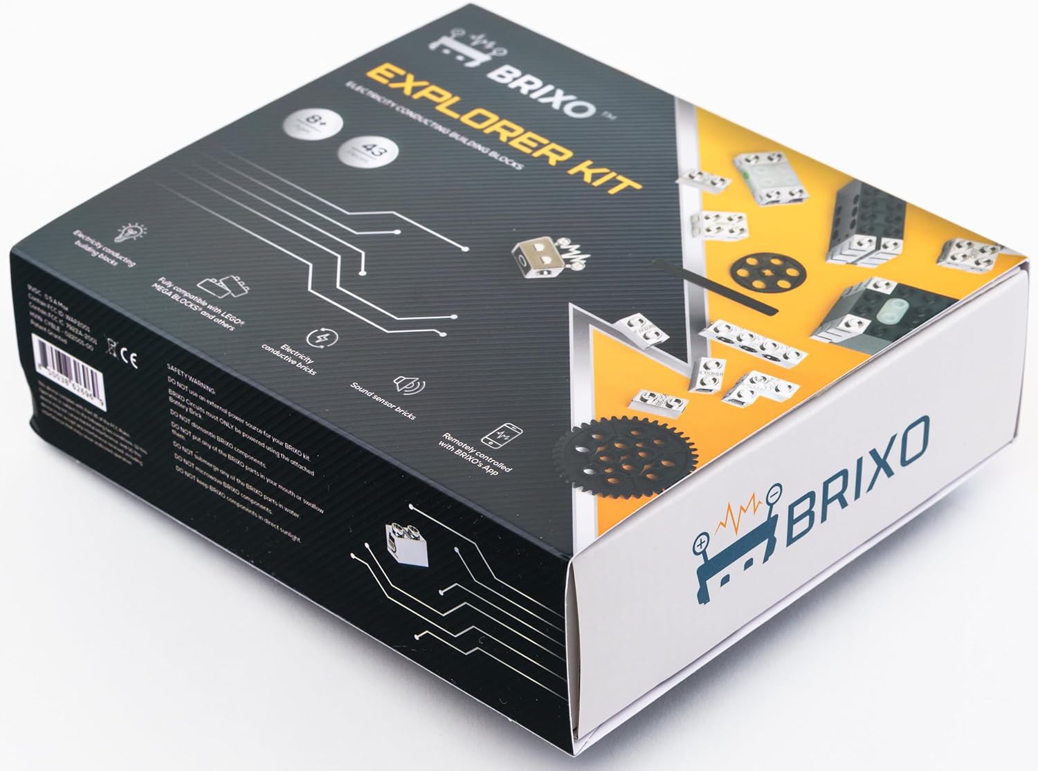 Brixo - elektrische bouw blokken - Explorer (43 stuks)