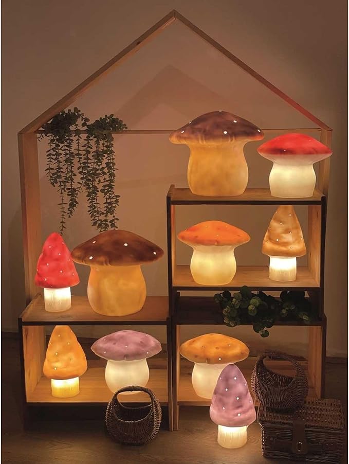 Egmont Toys - Lamp Paddenstoel Roze Vintage 28 cm - Heico