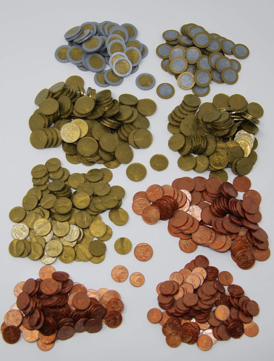 Wissner - speelgeld euromunten - 160 stuks