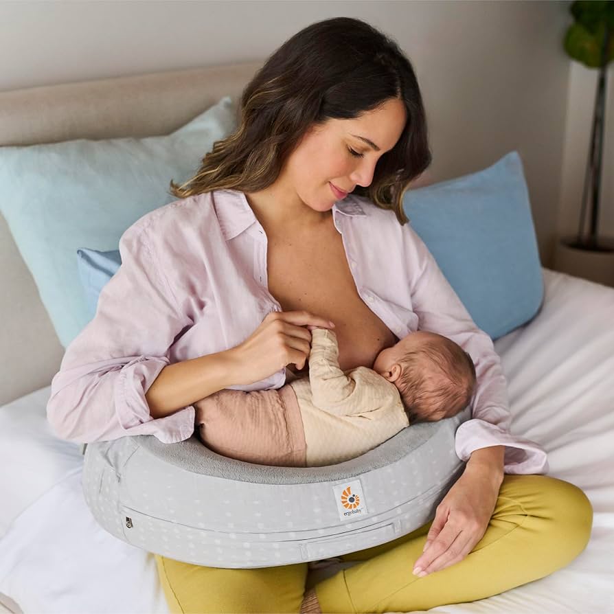 Ergobaby - Ergonomisch borstvoedingskussen - Moonlight Grey